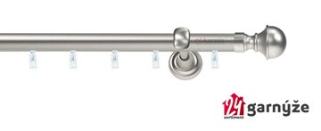 Kovové garnýže jednořadé 19mm - ASPEN BELUNA CRYSTAL chromované