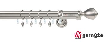 Kovové garnýže dvouřadé s drážkou 19 a 19mm - AVANTI Plus chromové