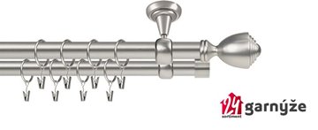 Kovové garnýže dvouřadé stropní 25 a 19mm - ROMA AVANTI chrom