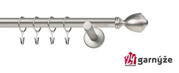 Kovové garnýže jednořadé moderní 19mm - AVANTI chromované