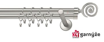 Kovové garnýže dvouřadé 19mm - NEO Cento chromové